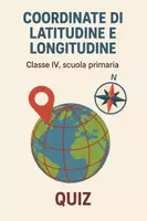 anteprima - Quiz - Coordinate di latitudine e longitudine - Quiz - Pagina di copertina