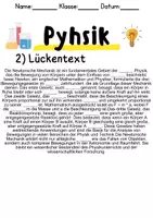 Vorschau - Unterrichtsreihen - Newtonsche Mechanik Informationen und Aufgaben - Seite 2