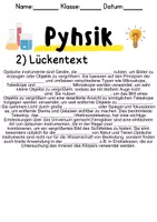 Vorschau - Unterrichtsreihen - Optische Instrumente - Informationen und Aufgaben - Seite 2