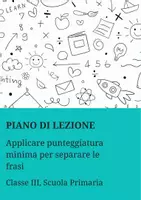 anteprima - Piani di lezione - Applicare punteggiatura minima per separare le frasi - Pagina di copertina