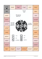 Vorschau - Spiele - Brettspiel Präteritum - passend zu meinen Lernkarten - Seite 1