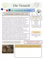 Vorschau - Arbeitsblätter - Französische Revolution - Deckblatt