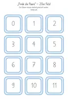 Vorschau - Spiele - Finde die Paare - Zahlenraum bis 20 - Mathe 1. Klasse - Seite 1