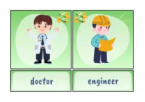 Vorschau - Bildkarten - jobs -Flashcards with pics & words (Englisch) - Seite 2