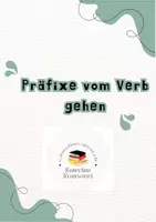 Προεπισκόπηση - Φύλλα εργασίας - Präfixe vom Verb "gehen"_Προθέματα του ρήματος "gehen" - Εξώφυλλο