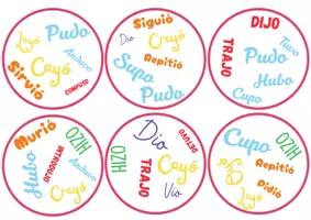 Aperçu - Apprentissages en autonomie - dobble irréguliers du passé simple - Page 3