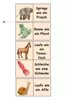Vorschau - Bildkarten - Sport: Tierdomino zur Erwärmung (Erwärmung/Spiele) - Seite 3