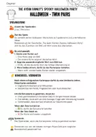 Vorschau - Spiele - Große Vokabel- und Grammatik Twin Pairs - Halloween - Deckblatt