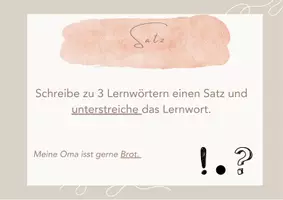 Vorschau - Aufgabenkarten - Lernwörter Stationen 2. Klasse - Seite 1