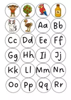 Vorschau - Arbeitsblätter - Becher-Alphabet-Turm - Seite 2