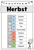 Vorschau - Arbeitsblätter - Wortschatzheft: Herbst - Seite 3