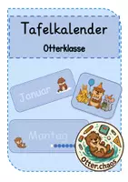 Vorschau - Mal- und Bastelvorlagen - Materialpaket für die Otterklasse - Seite 1