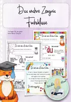 Vorschau - Arbeitsblätter - Das wahre Zeugnis - Fuchsklasse - Deckblatt