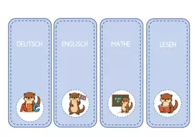 Vorschau - Anderer Materialtyp - Ordnerrücken für die Otterklasse - Seite 1