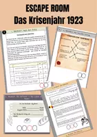Vorschau - Arbeitsblätter - Escape Room - Das Krisenjahr 1923 - Deckblatt