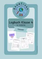 Vorschau - Arbeitsblätter - Logbuch Klasse 4 - Hessen SJ 2025/26 - Deckblatt
