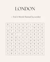 Vorschau - Arbeitsblätter - Kreuzworträtsel London - Deckblatt
