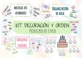 Vista previa - Decoración del aula - Kit decoración y orden del aula - CAST/CAT - página 1
