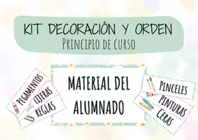 Vista previa - Decoración del aula - Kit decoración y orden del aula - CAST/CAT - página 2