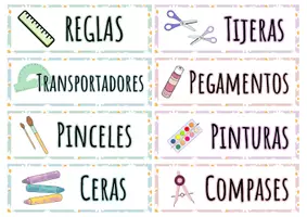 Vista previa - Decoración del aula - Kit decoración y orden del aula - CAST/CAT - página 3