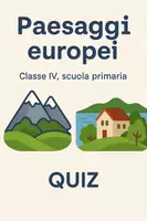 anteprima - Quiz - Paesaggi europei - Quiz - Pagina di copertina