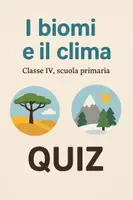 anteprima - Quiz - I biomi e il clima - Quiz - Pagina di copertina