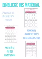 Vorschau - Unterrichtsreihen - Spielerisch das Einmaleins festigen mit Merkspiel - Seite 1