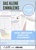Vorschau - Unterrichtsreihen - Einmaleins lernen als Reiseabenteuer – Kreative Matheideen für Kinder - Deckblatt