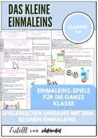 Vorschau - Unterrichtsreihen - Sparpaket: Spielerisch das Einmaleins meistern – Mathe mit Spaß & Teamgeist für die Grundschule - Seite 1