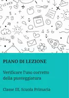 anteprima - Piani di lezione - Verificare l’uso corretto della punteggiatura - Pagina di copertina