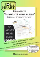 Vorschau - Stundenentwürfe - Filmarbeit: Bis nichts mehr bleibt (Scientology), 8.-10. Klasse - Deckblatt