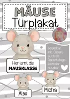 Vorschau - Poster - Mausklasse Türplakat / Geburtstagskalender - Deckblatt