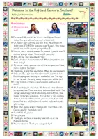 Vorschau - Arbeitsblätter - The United Kingdom: Highland Games Speaking Activity - Dialogues - Seite 3