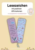 Vorschau - Anderer Materialtyp - Lesezeichen mit positiven Affirmationen - Deckblatt