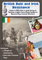 Vorschau - Arbeitsblätter - British Rule and Irish Resistance - Deckblatt