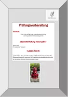 Vorschau - Arbeitsblätter - Prüfung telc A2-B1 - Aufgabe «Lesen Teil 4» - Variante 1-6 - Deckblatt