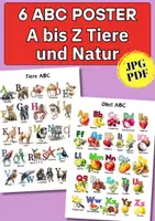 Vorschau - Arbeitsblätter - Materialpaket Alphabet lernen – Buchstabenkarten, ABC-Lernbuch & Poster für Kita & Vorschule - Seite 1