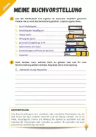 Vorschau - Arbeitsblätter - Buchvorstellung: Einstieg - Seite 3