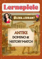 Vorschau - Spiele - Antikes Rom & Griechenland (4 Dominos + 2 History Match) - Deckblatt