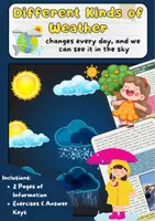 Vorschau - Arbeitsblätter - Weather Bundle Englischunterricht - Seite 1