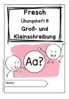 Vorschau - Arbeitsblätter - FRESCH Groß- und Kleinschreibung - 14 Kopiervorlagen mit Lineatur 3, 4 und 12 KV mit Lineatur 2, Lösungsdatei - Seite 2