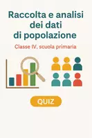 anteprima - Quiz - Raccolta e analisi dei dati della popolazione - Quiz - Pagina di copertina
