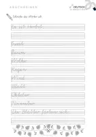 Vorschau - Stationenlernen - Schreibschrift Übung (VA) | Herbst Edition - Seite 2