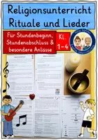 Vorschau - Fördermaterial/Inklusion - Rituale und Lieder im Religionsunterricht - Deckblatt