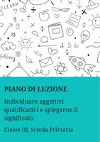 anteprima - Piani di lezione - Individuare aggettivi qualificativi e spiegarne il significato - Pagina di copertina