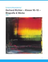 Vorschau - Unterrichtsreihen - Gerhard Richter – Biografie & Werke Unterrichtsmaterial (Klasse 10–12) - Deckblatt