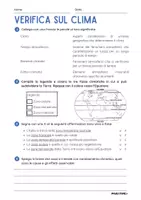 anteprima - Compiti in classe/Test - Verifica sul CLIMA - per la classe e per alunni BES / NAI - Pagina di copertina