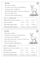 Vorschau - Arbeitsblätter - LESEN UND VERSTEHEN Tiere rund um den Wald - Seite 3