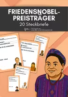 Vorschau - Arbeitsblätter - Friedensnobelpreisträger - 20 Steckbriefe - Deckblatt