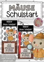 Vorschau - Anderer Materialtyp - Mausklasse Willkommensgruß mit Detektivstift - Deckblatt